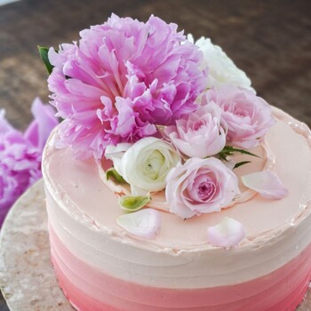 Pink Raspberry Butter Cake